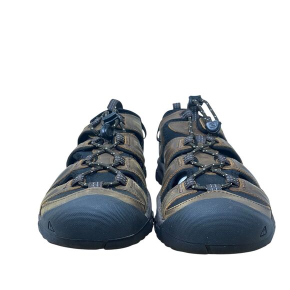 Keen Targhee III‎ Mens 9 Bison Brown Leather Waterproof Hiking Sandals 1022427 main image 3